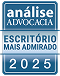 Ranking análise advocacia 2025 escritorio mais admirado